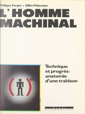 cover image of L'homme machinal